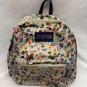 Jansport Student Mutli Character Bang Smash Hot Rare Book Bag Backpack